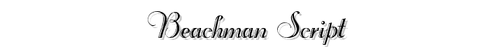 Beachman Script font